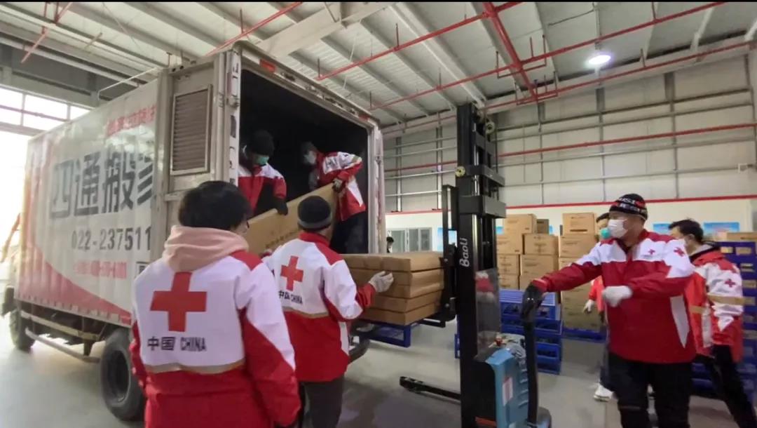 天津红十字会的运送任务